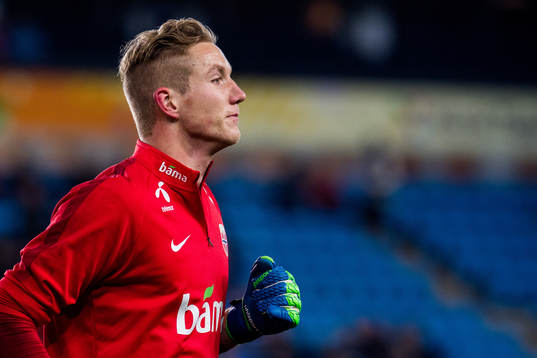 Goalkeeper Eirik Holmen Johansen of Norway