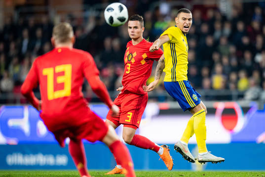 Zinho Vanheusden of Belgium and Jordan Larsson  of Sweden
