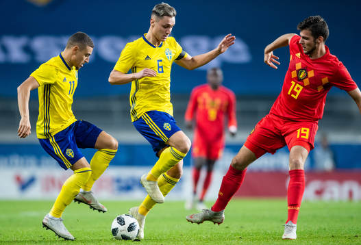 Jordan Larsson  and Jonathan Levi of Sweden and Jordi