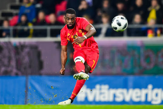 Isaac Mbenza of Belgium