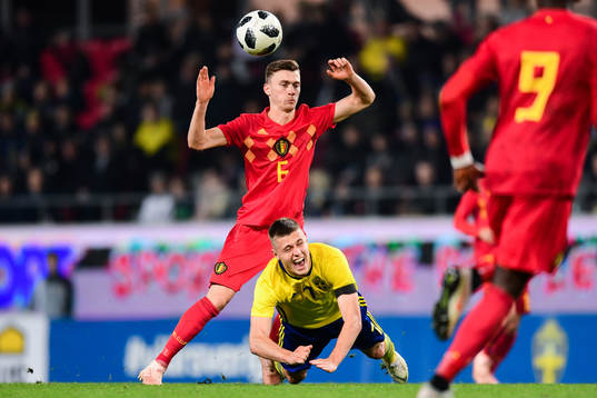 Mattias Svanberg of Sweden and Bryan Heynen of Belgium