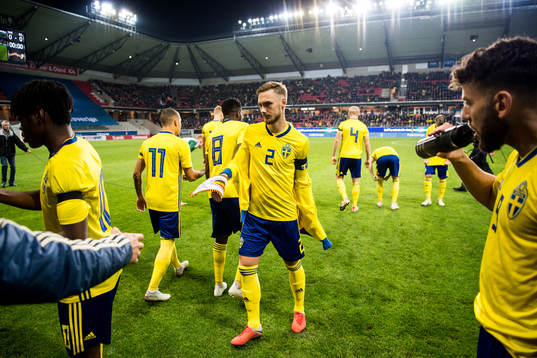 Linus Wahlqvist of Sweden prior the UEFA European Under-21