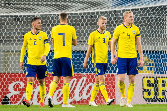 Bläddra bland fler bilder av Football, UEFA Euro Under-21 Qualifier, Sweden - Belgium