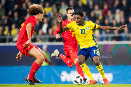 Joel Asoro of Sweden