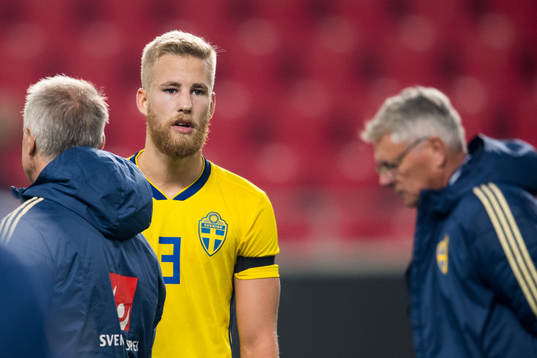 Filip Dagerstål of Sweden looks dejected