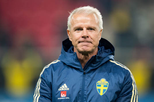 Head coach Roland Nilsson of Sweden