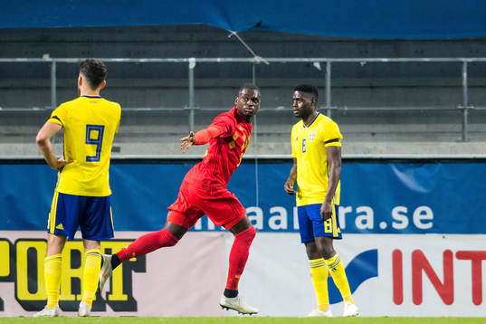 Nany Dimata of Belgium celebrate
