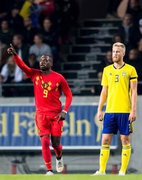 Nany Dimata of Belgium celebrate