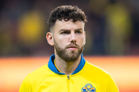 Erdal Rakip of Sweden prior the UEFA European Under-21