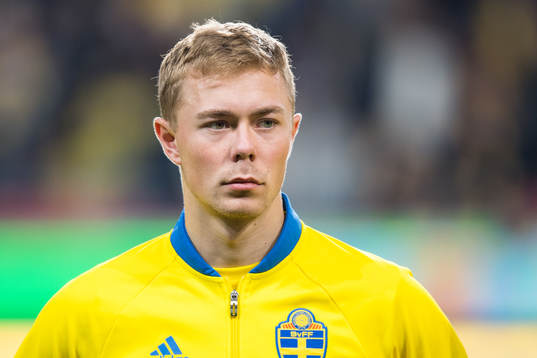Joel Andersson of Sweden prior the UEFA European Under-21