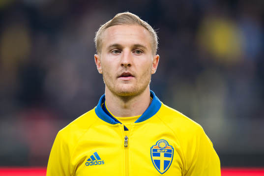 Franz Brorsson of Sweden prior the UEFA European Under-21