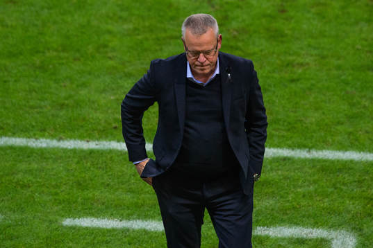 head coach Janne Andersson of Sweden