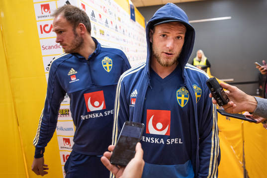 Andreas Granqvist and John Guidetti  of Sweden
