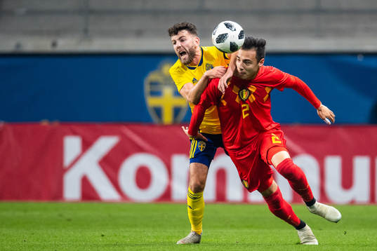 Erdal Rakip of Sweden  and Dion Cools of Belgium