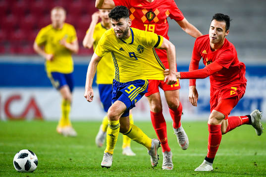Erdal Rakip of Sweden  and Dion Cools of Belgium