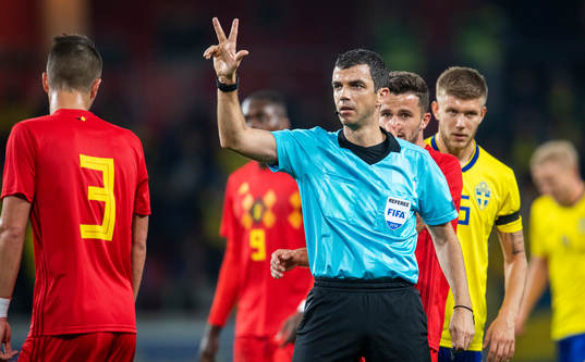Referee Frank Schneider