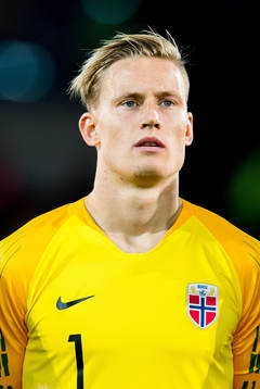 Goalkeeper Sondre Rossbach of Norway