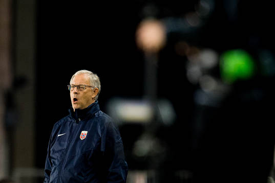 Lars Lagerbäck, head coach of Norway
