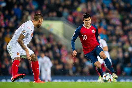 Tarik Elyounoussi of Norway