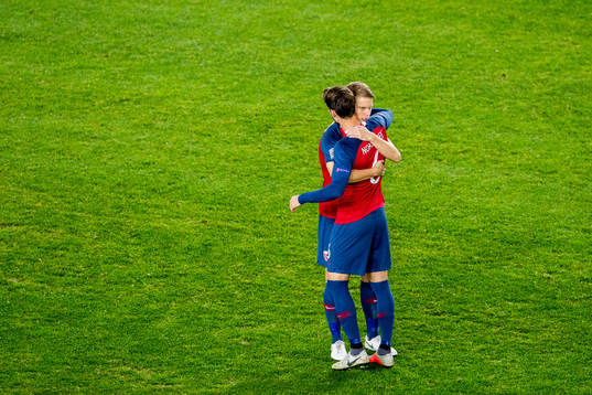 Sigurd Rosted and Håvard Nordtveit of Norway