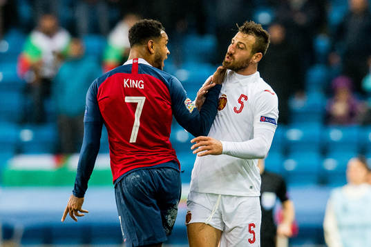 Joshua King of Norway and Nikolay Bodurov of Bulgaria