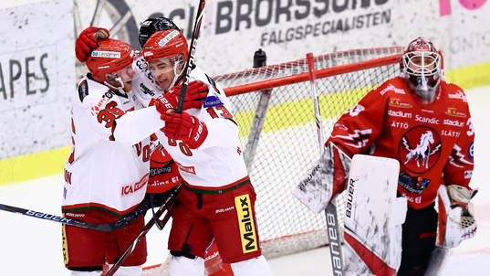 Modos Anton Karlström jublar