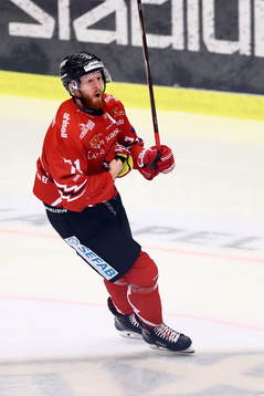 Vita Hästens Christopher Fish jublar