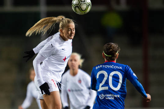 Bläddra bland fler bilder av Fotboll, Champions League, Åttondelsfinal, Rosengård - Slavia Prag