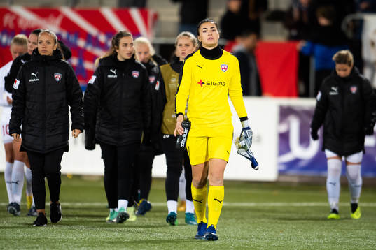 Rosengårds målvakt Zecira Musovic deppar