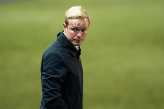 Rosengårds tränare Jonas Eidevall agerar