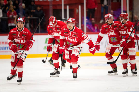 Timrås Hampus Larsson jublar