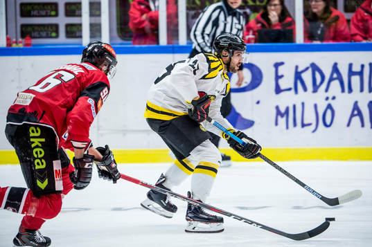 Malmö Redhawks Kim Rosdahl och Brynäs Ryan Gunderson