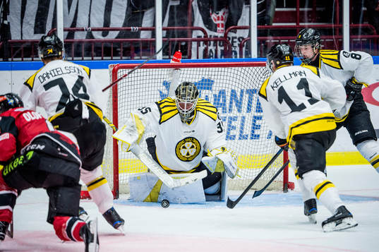 Malmö Redhawks Johan Olofsson mot Brynäs Nicklas