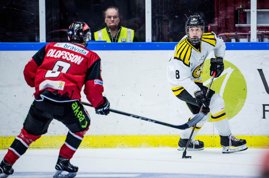 Malmö Redhawks Johan Olofsson mot Brynäs Victor