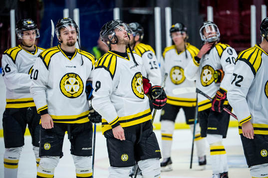 Brynäs Marcus Ersson och Niclas Andersén deppar