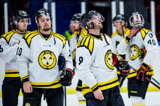 Brynäs Marcus Ersson och Niclas Andersén deppar