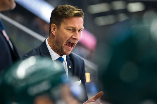 Färjestads tränare Johan Pennerborn