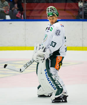 Färjestads målvakt Markus Svensson