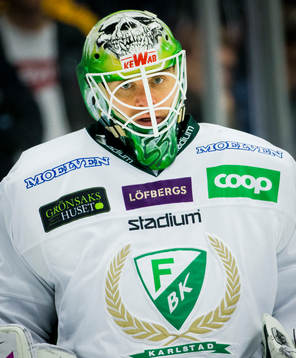 Färjestads målvakt Markus Svensson