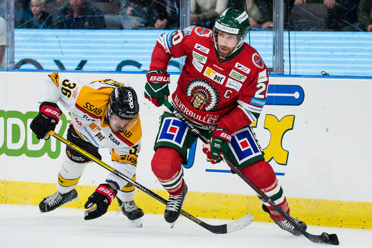 Luleås Emil Larsson och Frölundas Joel Lundqvist
