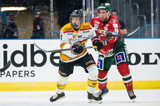 Luleås Noel Gunler och Frölundas Viktor Ekbom