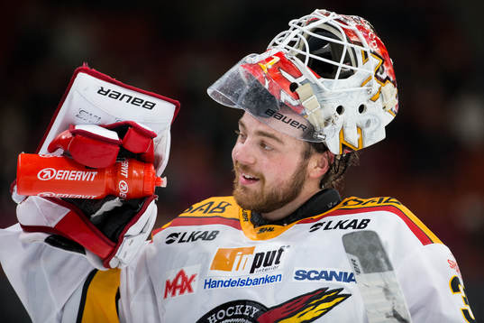 Luleås  målvakt Niklas Rubin