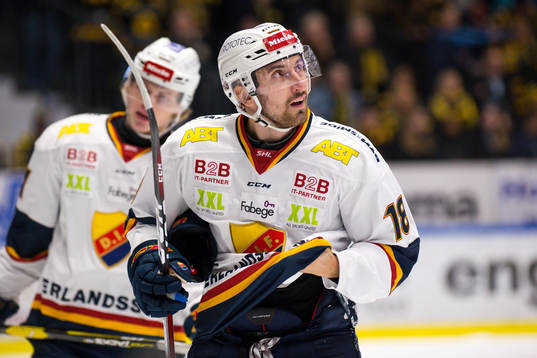 Djurgårdens Albin Lundin jublar