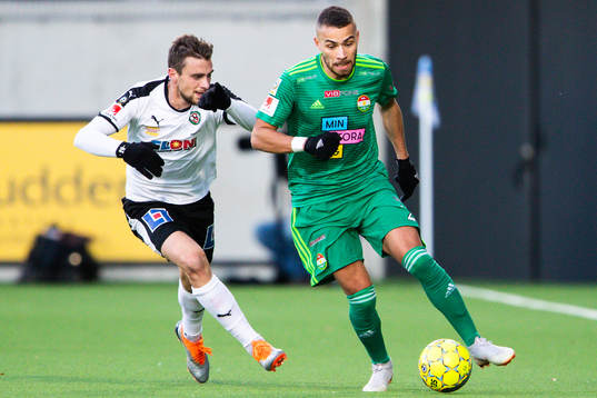 Örebros Filip Rogic och Dalkurds Malkolm Moenza