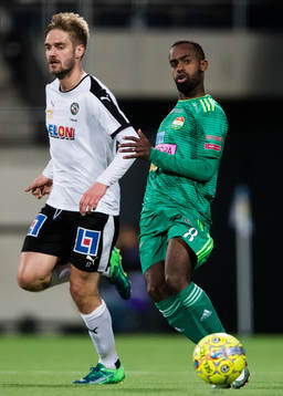 Örebros Johan Mårtensson och Dalkurds Ammar Ahmed