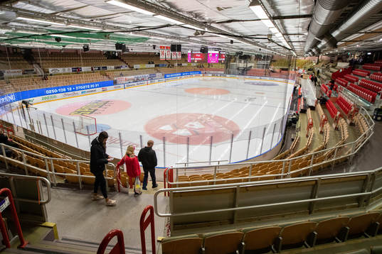 Jalas Arena innan ishockeymatchen i SHL mellan Mora och