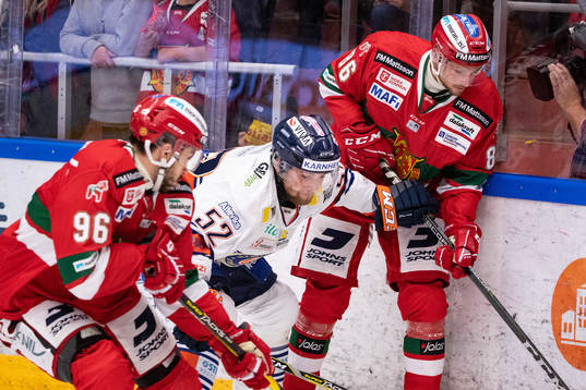 Moras Mathias Bromé och Växjös Arvid Lundberg och Moras