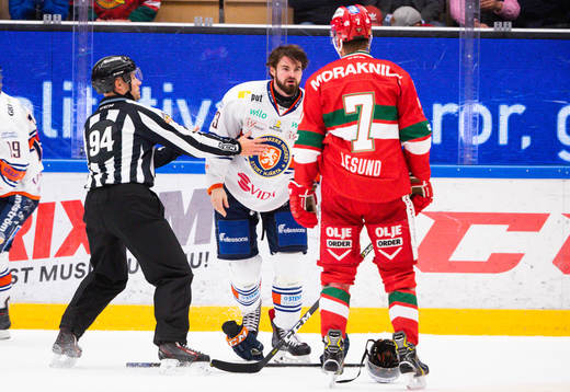 Växjös Roman Horak och Erlend Lesund i bråk