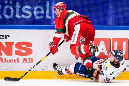 Moras Erlend Lesund och Växjös Tuomas Kiiskinen