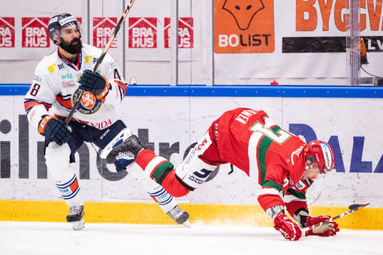 Växjös Daniel Rahimi och Moras Michael Keränen